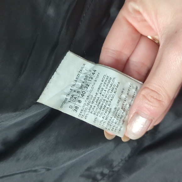 Marella black wool jacket - Picture 4 of 8